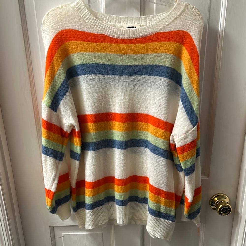 Adora Women's Multicolor Striped Sweater